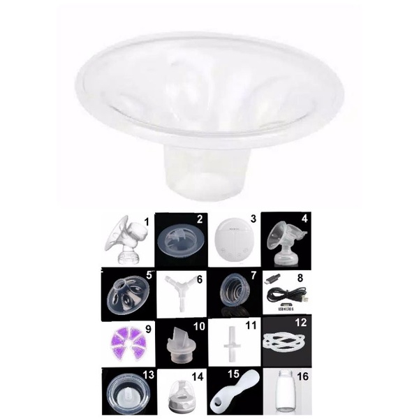 Silicone Messager Silikon Pompa ASI Silikon Bantalan Corong Breast Pump Sparepart Real Bubee P27