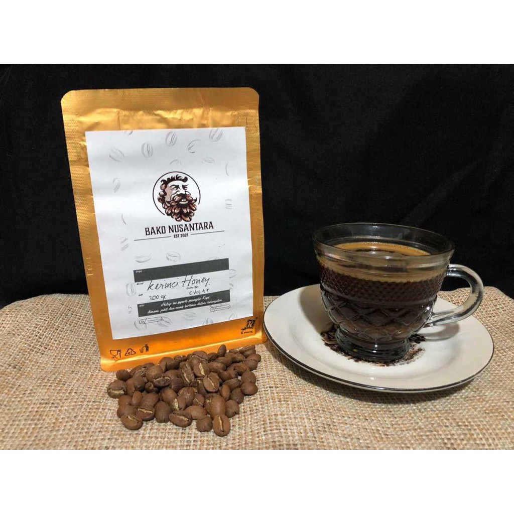 

Kopi Kerinci Honey (Biji / Bubuk) 200 gr