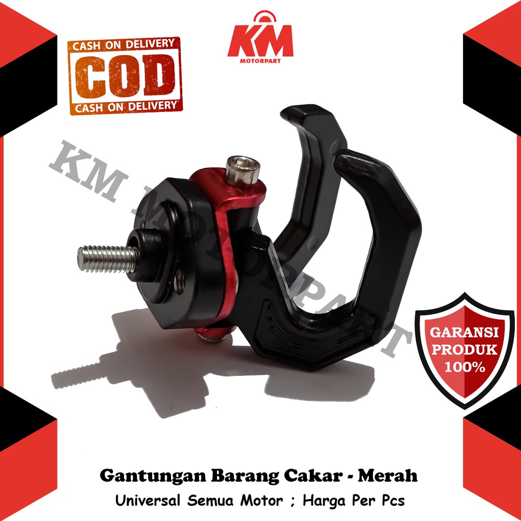 Gantungan Barang Motor 2 Cakar Variasi Universal Motor Beat Mio Vario PCX NMax Scoopy Aerox Lexi DLL