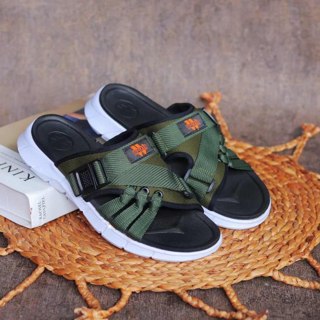 sandalKasual Pria gunung terbaru sandal Pria Wanita Casual gunung kekinian sandal Webing Premium gunung sandal footwear Sandal slide slop Pria/COWOK Keren Terlaris