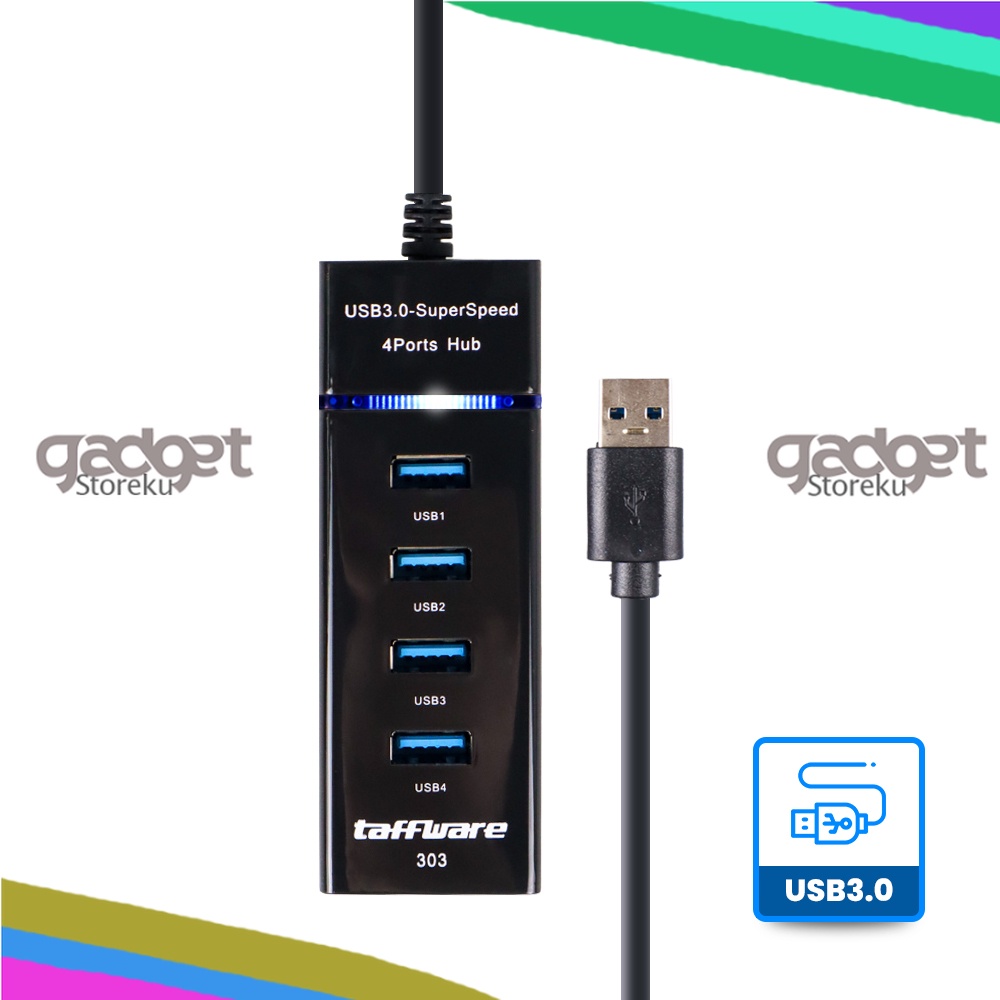 High Speed 4 Ports USB HUB 3.0 Adapter 5Gbps for Laptop PC / Notebook / Computer