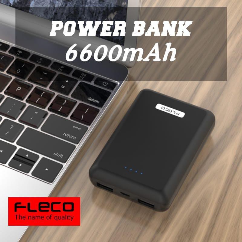 POWER BANK FLECO FB-901 6600 MAH 2 USB ORIGINAL