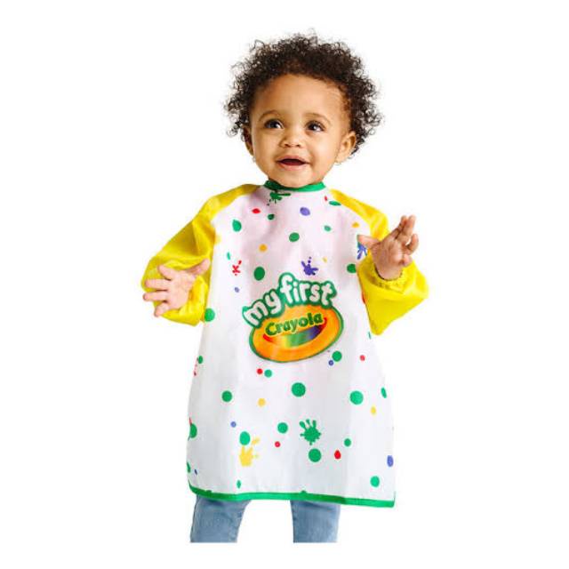 

My First Crayola Art Smock Stage 1 Long Sleeves Celemek Anak