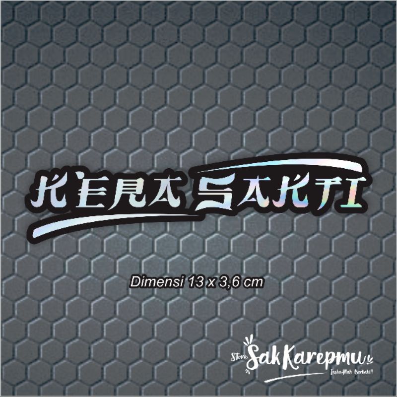 

Stiker Hologram IKS PI KERA SAKTI 2