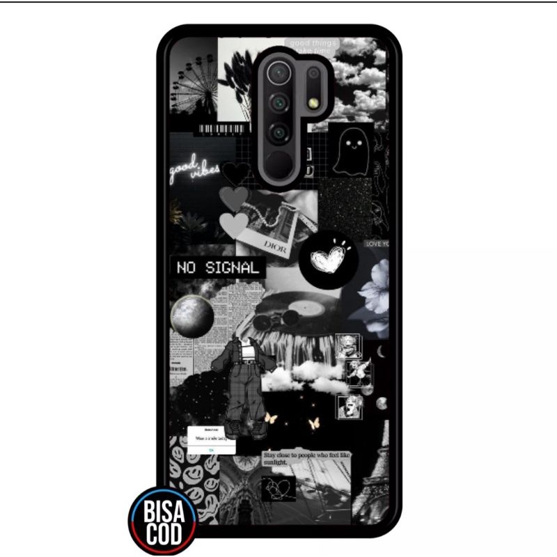 Ax Case Custom Xiaomi Redmi Note 8 Pro, Redmi Note 8, Redmi 9 Fashion AesThetic Black White Edition 