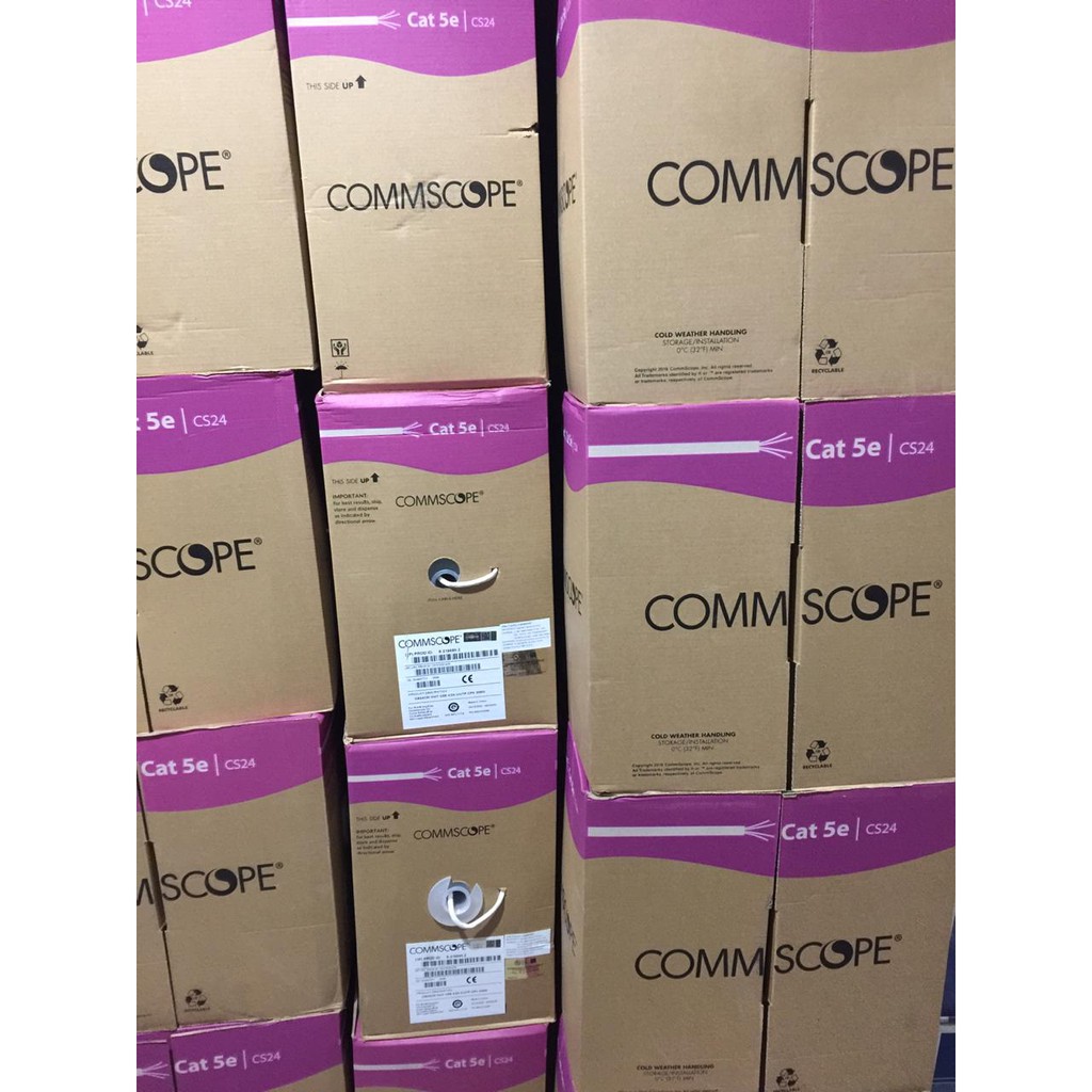 Indoor Kabel LAN Commscope UTP cat.5e 305m ORIGINAL | AMP ASLI cat5e jaringan ethernet