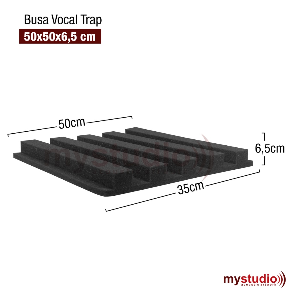 Busa Vocal Trap | Peredam Suara Vocal | Busa Akustik | Busa Peredam Vocal | Akustik Foam