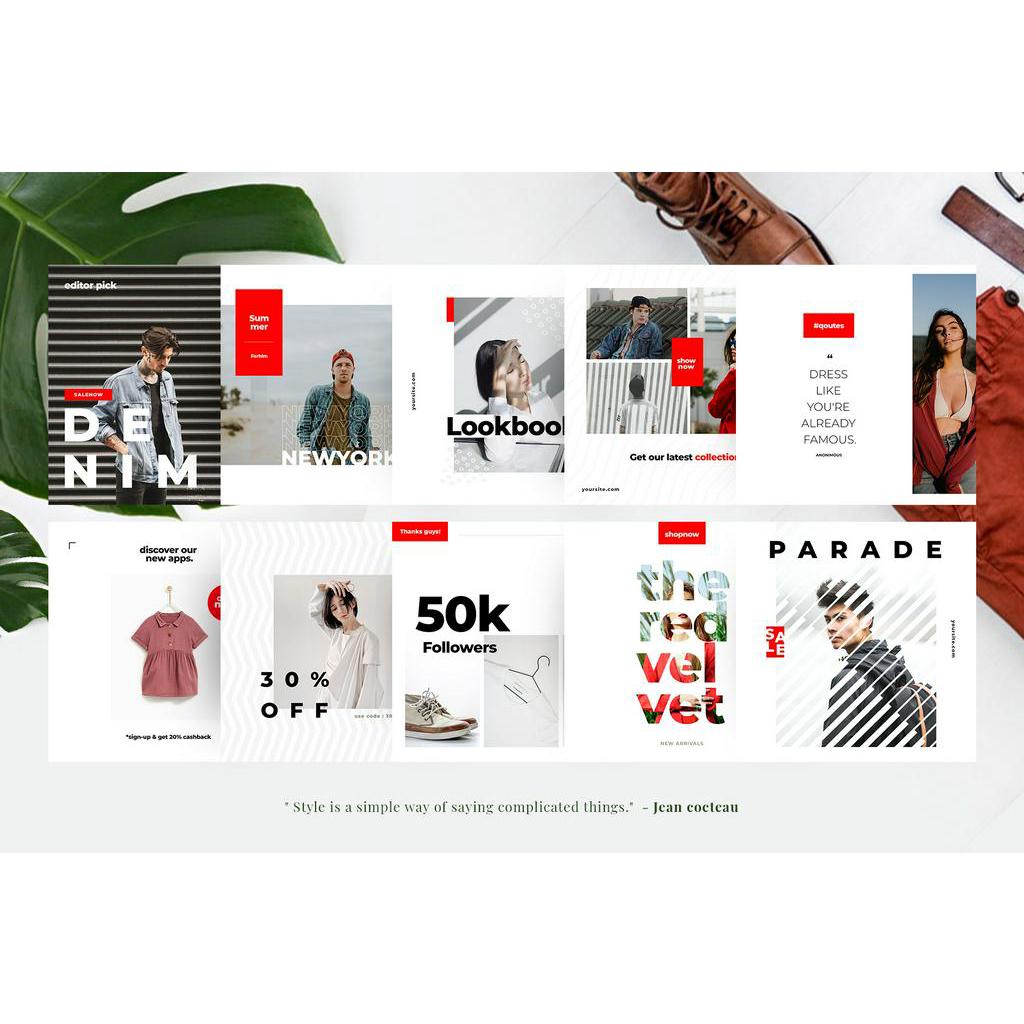 The Red Instagram Pack - Photoshop