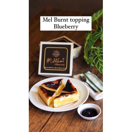 

Mel Burnt Cheesecake topping Blueberry