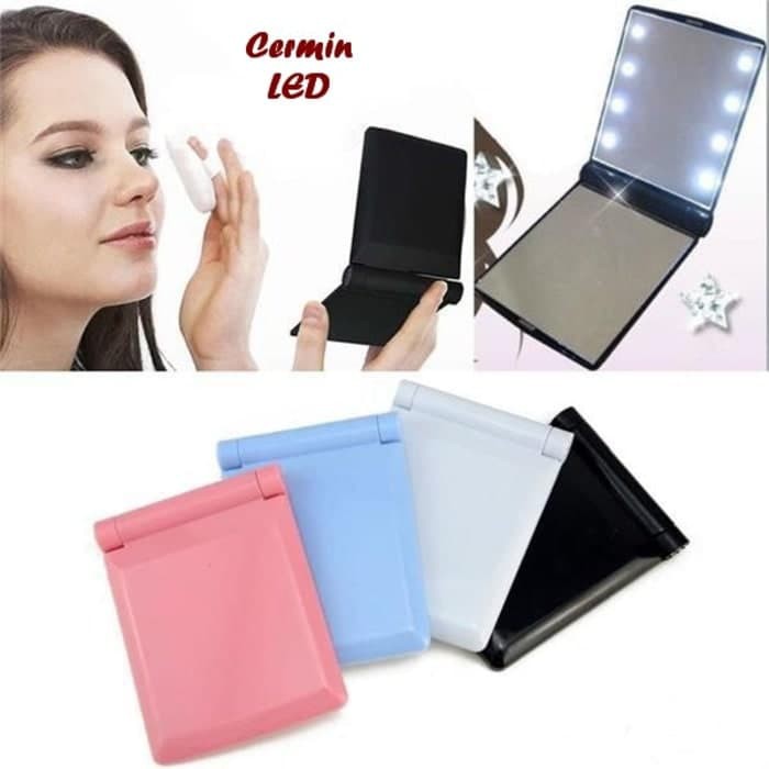 Cermin LED Lampu Kaca Rias mirror Make Up Kaca LED