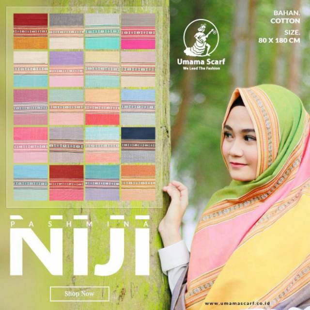 UMAMA SCARF PASHMINA NIJI