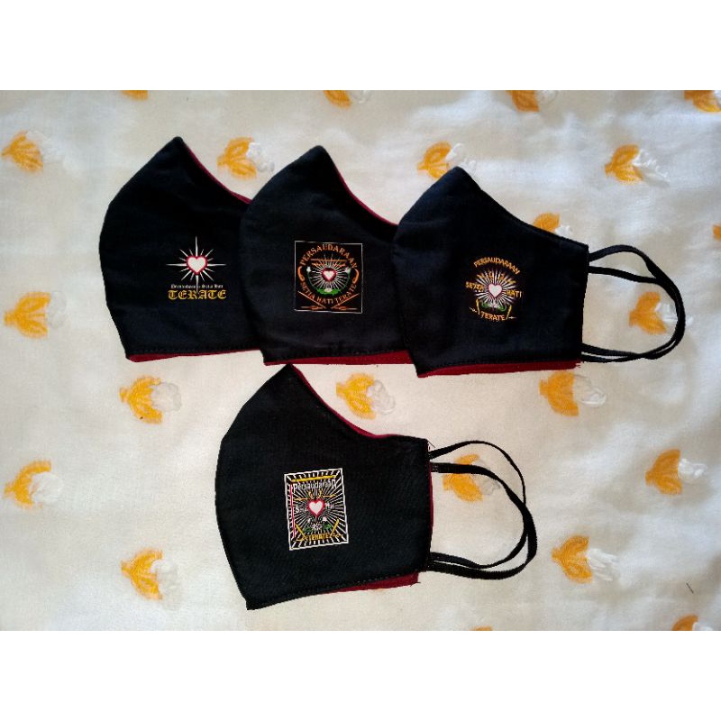 MASKER KAIN 2 PLY DG TAMBAHAN LOGO PSHT