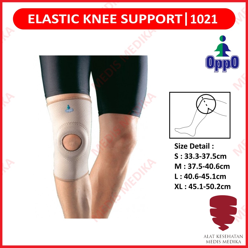 Support Oppo Elastic Knee Support 1021 Stabilizer Dekker Penyangga Lutut Deker