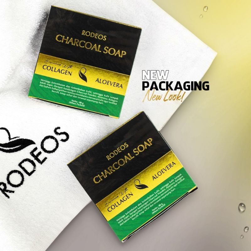 Sabun Wajah Rodeos Charcoal Soap dijamin Original