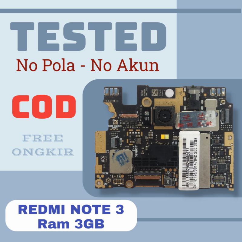 Tested Mesin Xiaomi Redmi Note 3 RAM 3GB Normal