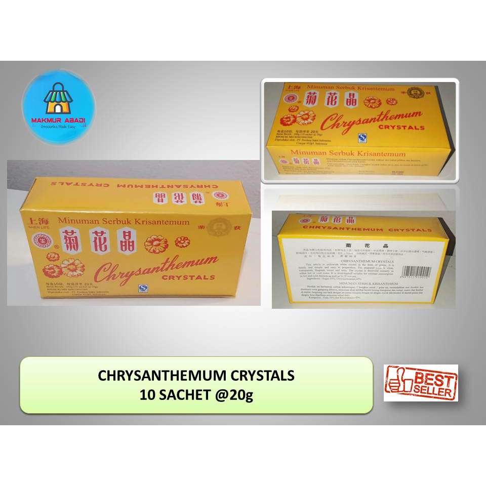 

Chrysanthemum Crystals 10 Sachet @20 g || Makmur Abadi Official Store