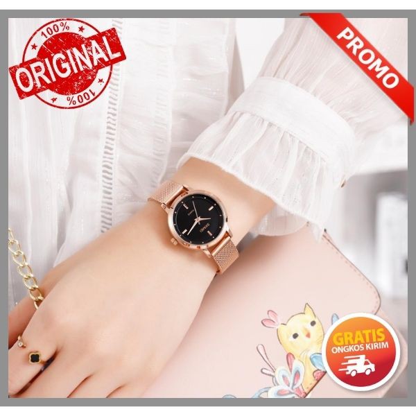 Jam Tangan Wanita Original Rantai Pasir SKMEI 1528 Anti Air
