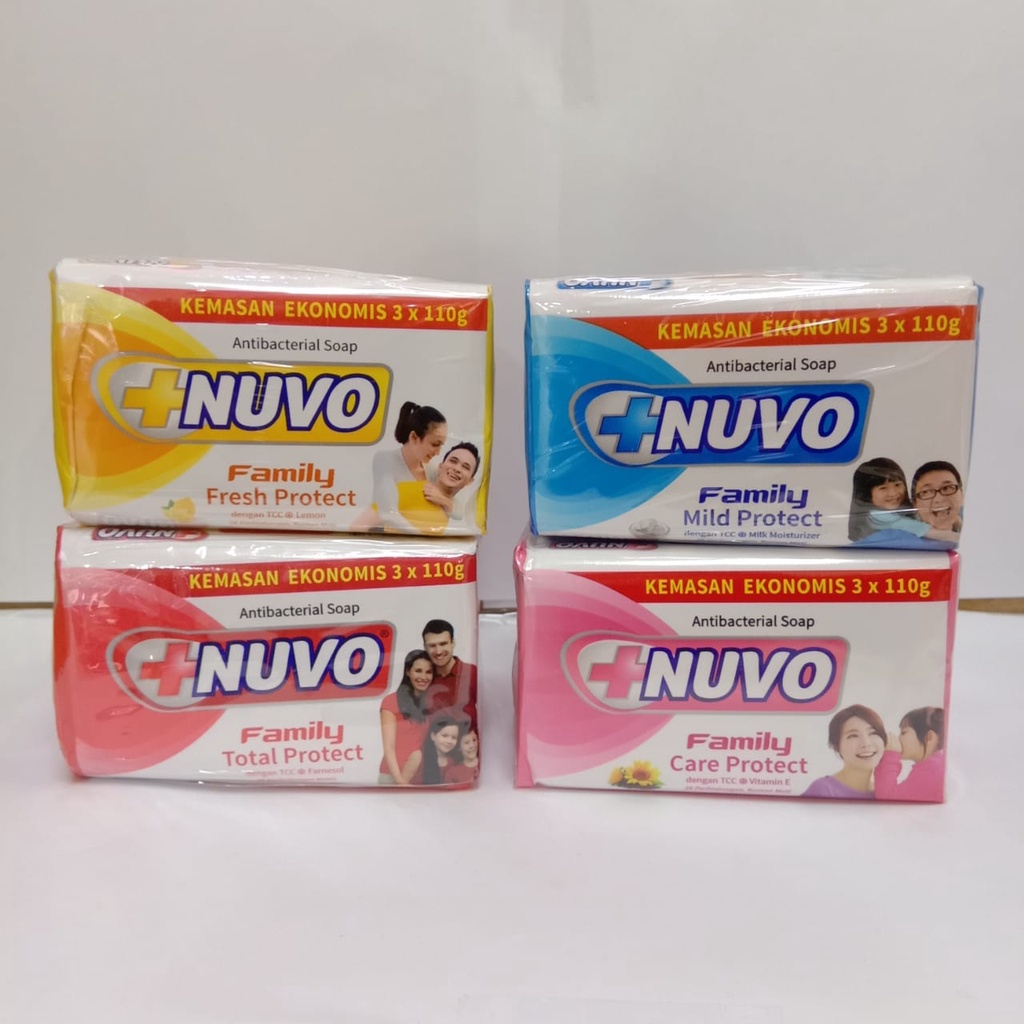 NUVO SABUN MANDI BATANG ( 3x110gr )