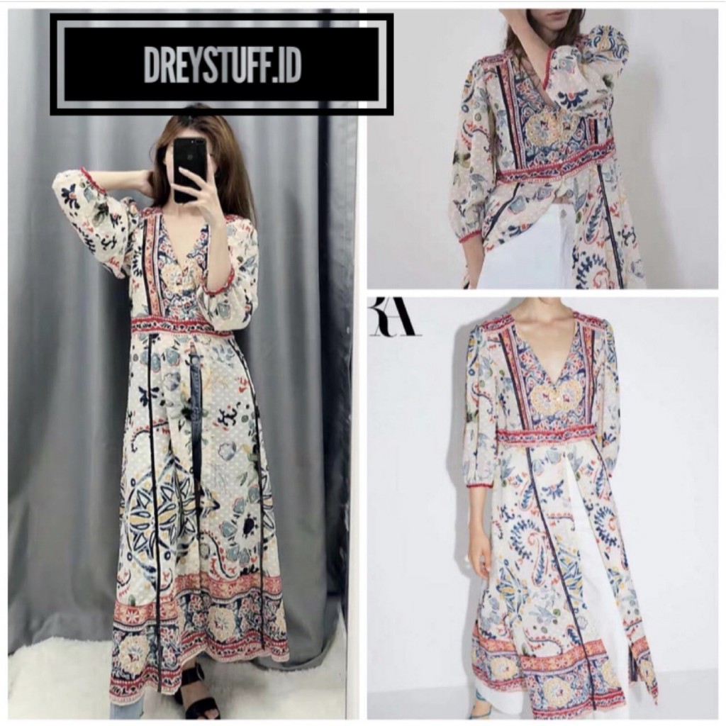 Dress Natalie Sarah Zara Flower|Original Bangkok|Ready