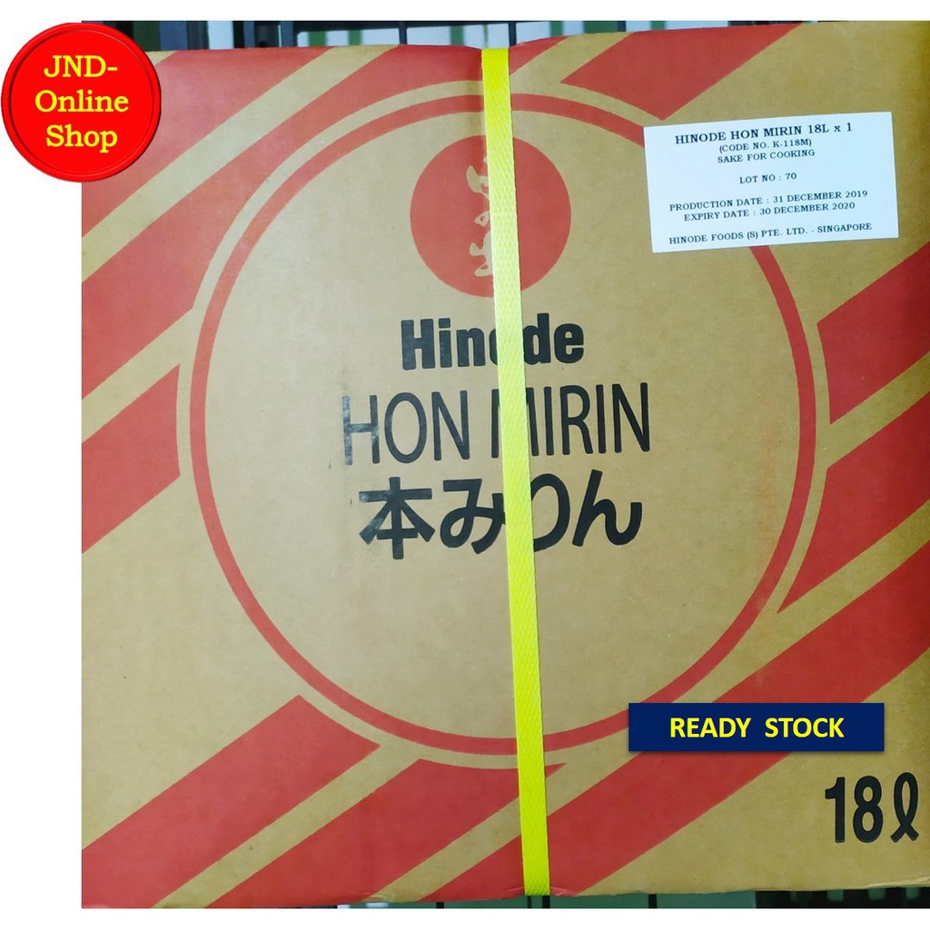 

Hinode Hon Mirin Import uk 18 ltr (READY STOCK)