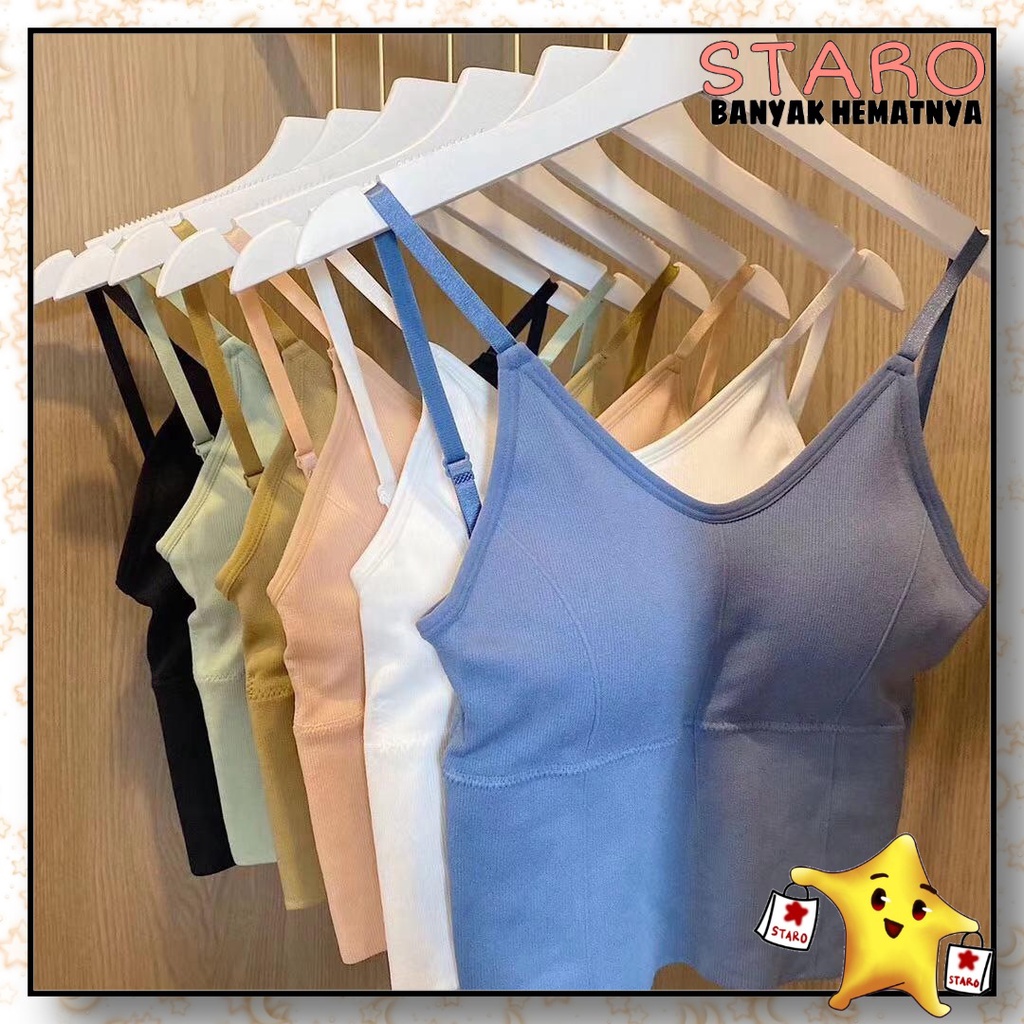 STARO Tank Top Bra Sport Bra Seamless Busa Fashion Japanese Sexy Tube Top Bra Sport Yoga Gym Jogging