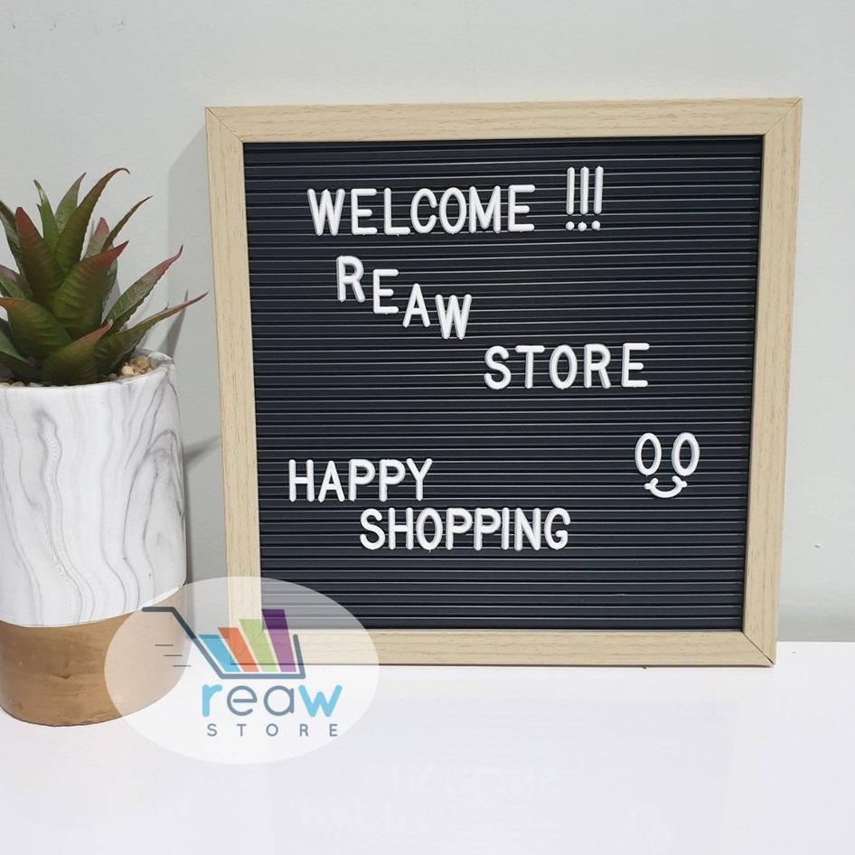 

Ready stock 0RM71 Papan Huruf / DIY Changeable Letter Board Dekorasi Rumah Baby Cafe 0RM