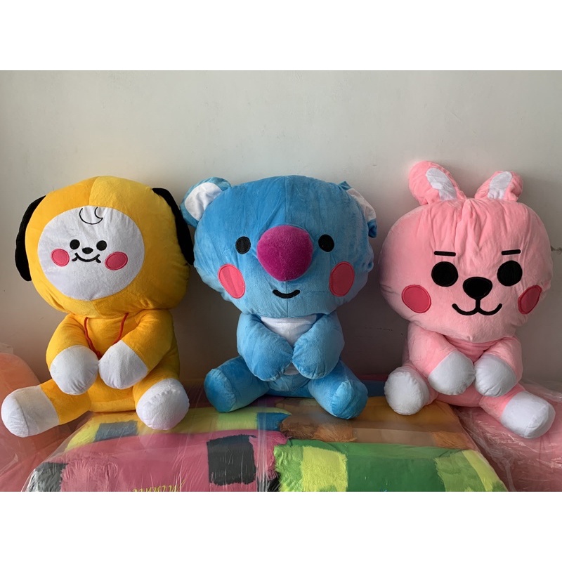 Boneka BTS chooky, koya, chimmy, RJ, BT21, JUMBO SIZE 60cm