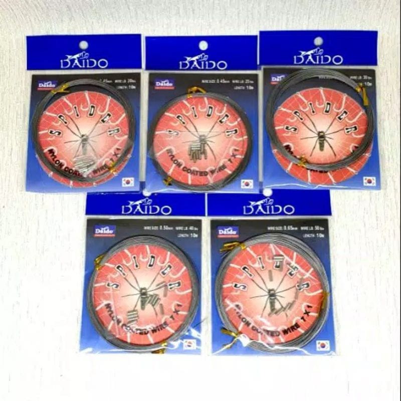 seling wire tali kawat pancing niklen Daido 7x1