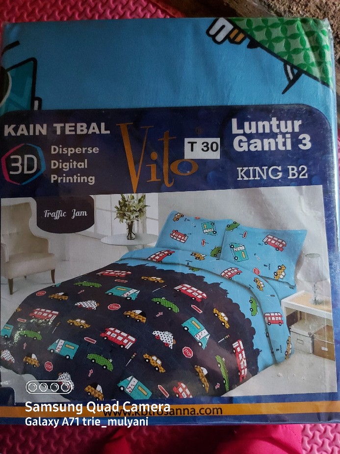 Ww Masker Kain Vito 2 Lapis - Random (warna Acak) - Non Medis