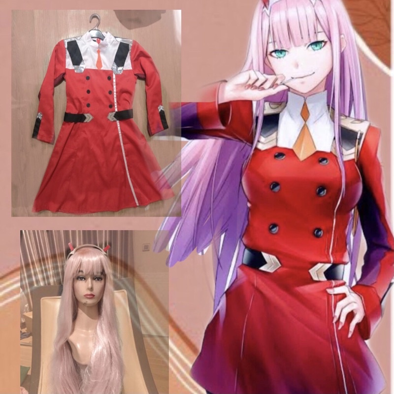 [ SEWA RENTAL PER 3 HARI ] Rental Costume / kostum cosplay zero two BACA SBLM NANYA
