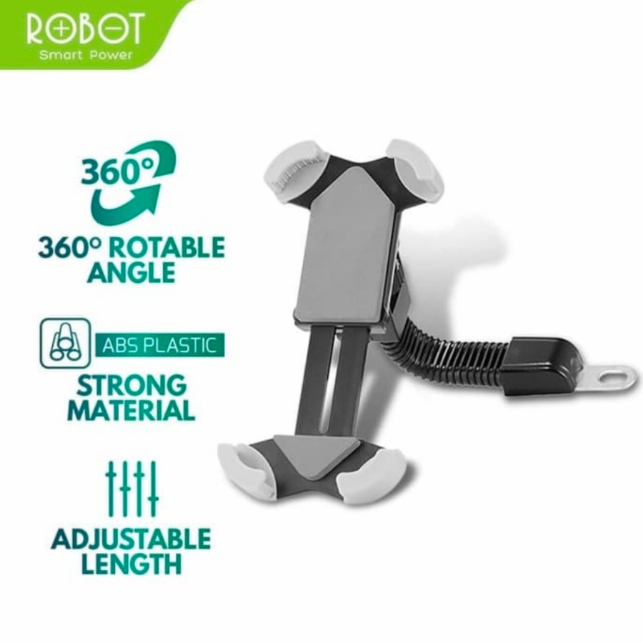 ROBOT RT-MH01 Holder motor Anti Rampok Aluminium Pipe Phone Holder