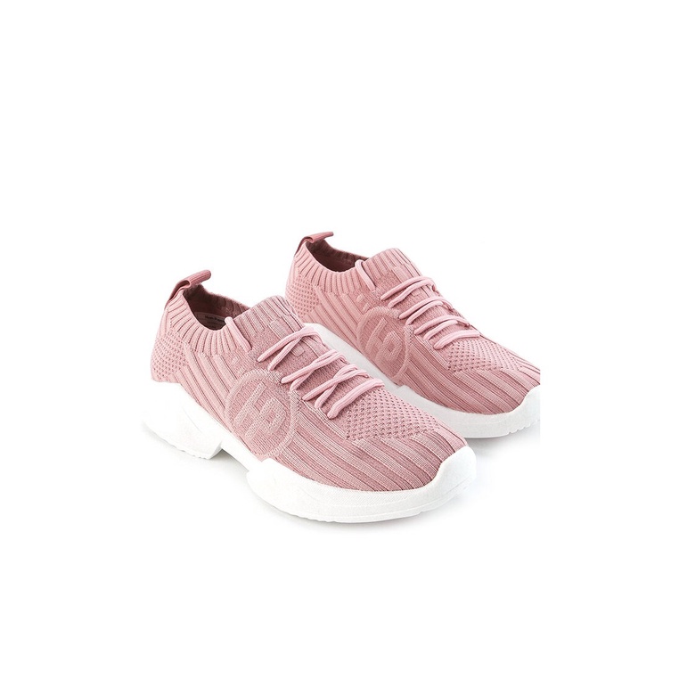 SEPATU SNEAKER WANITA HUSH PUPPIES ORIGINAL CASUAL BRANDED PINK HW65