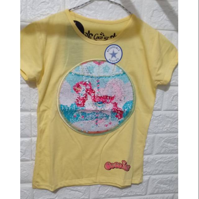 Baju Sequin/Usap Anak Cewek Coco Ice