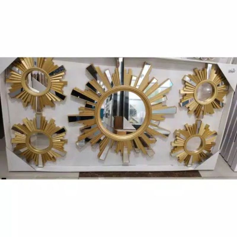 WALL MIRROR 5 SET / INFORMA / KACA HIAS / WALL DECOR