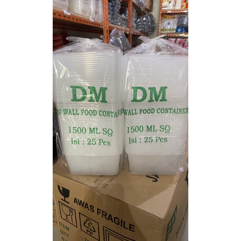 Thinwall / Kotak 1500ML SQ / DM 1500ml square