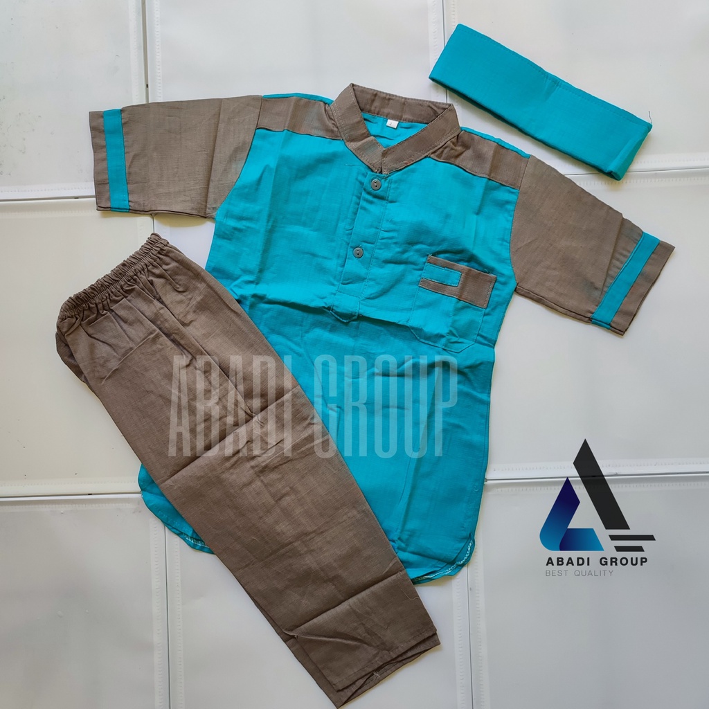 BAJU MUSLIM KOKO ANAK LAKI LENGAN 3/4 USIA 1-12 TAHUN