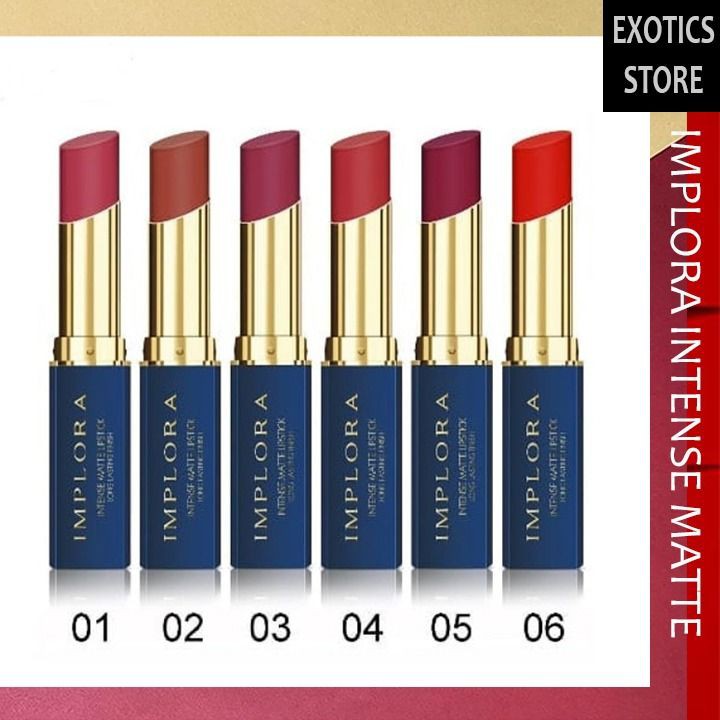 LIPSTICK IMPLORA ORIGINAL BPOM - Intense Matte Lipstick / Lipstik