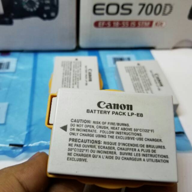 CANON LP-E8  ORIGINAL 100% Asli  DATASCRIP
