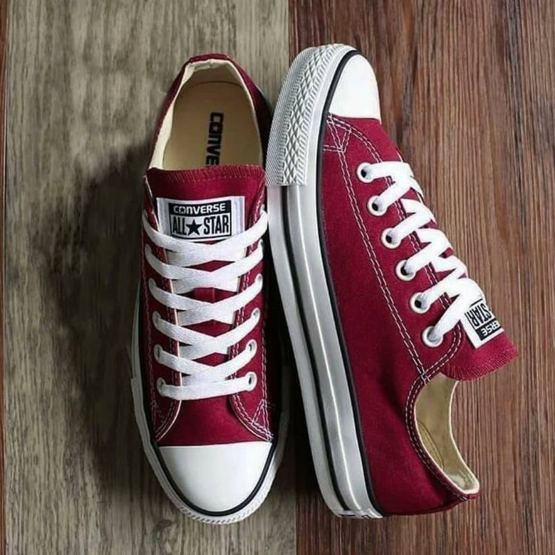 SEPATU CONVERSE ALLSTAR ALL STAR FULL MERAH MAROON BIRU NAVY ABU | GRADE ORIGINAL