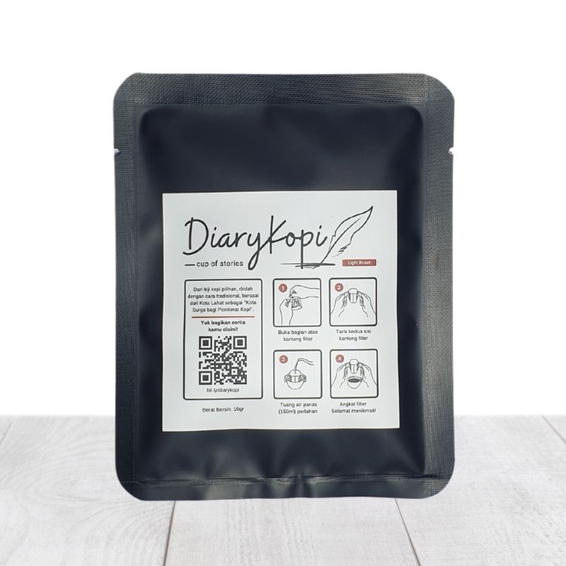 

DiaryKopi DripBag - Kopi Robusta Lahat - Light Roasted