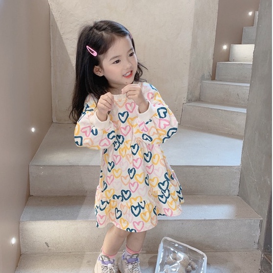 babyfit SWEET BALOON baju dress anak perempuan lengan panjang sc-m531r