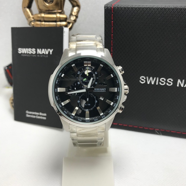 Jam tangan pria Swiss Navy SN 8007M original
