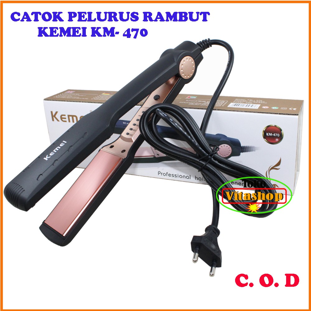 CATOK RAMBUT KEMEI KM 470 CATOK PROFESIONAL TEMPERATUR SUHU