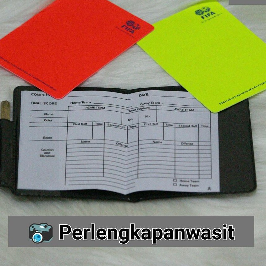 Stiker Kartu Wasit Shopee Indonesia