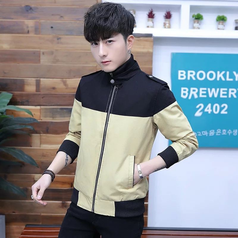 Jaket  Pria Catton Drill Motif Terbaru / Jaket Keren  Berkualitas