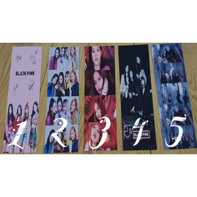 

Blackpink bookmark KPOP / pembatas buku 02