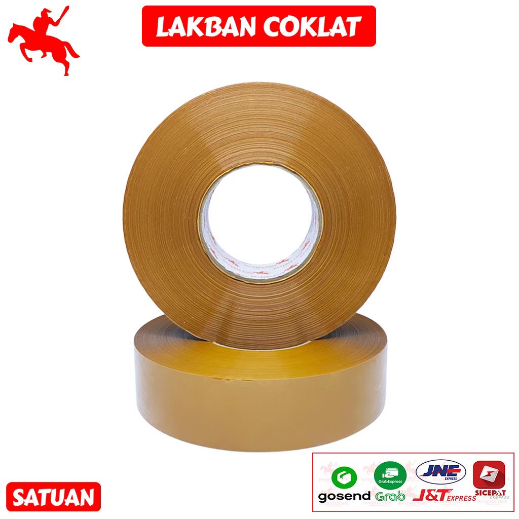 

YEN Lakban OPP Tape / Lakban Coklat KSATRIA Tape Yard -Pcs