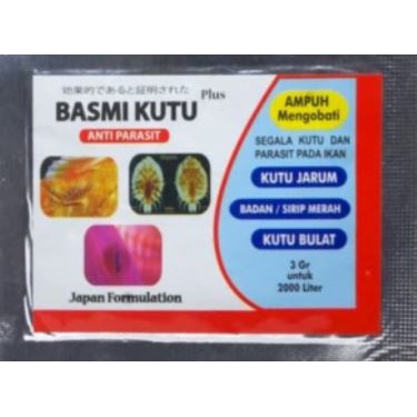 Obat Ikan Anti Parasit BASMI KUTU  Plus Japan Formulation