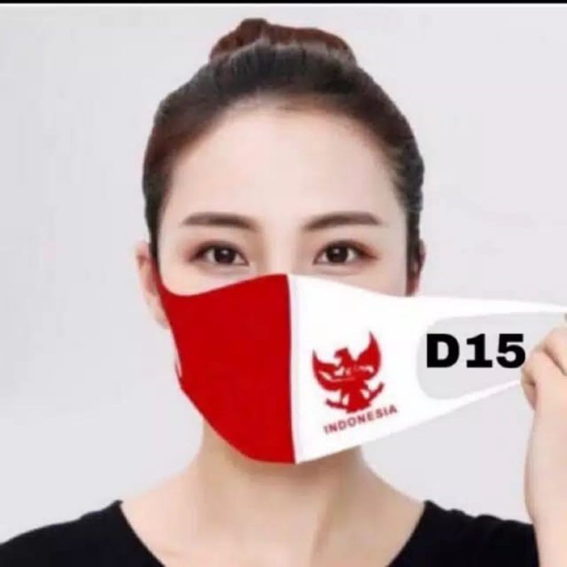 masker merah putih pancasila premium Bagus