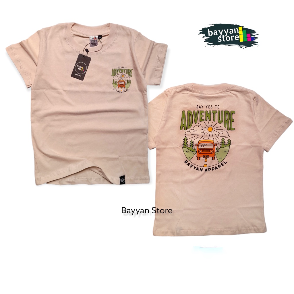 Bayyan Kaos Distro Anak Laki Laki Umur 1-12 Tahun Bahan Soft